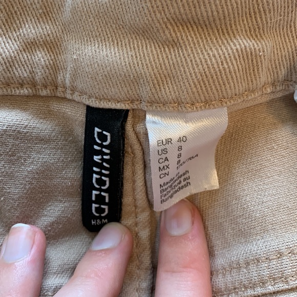 H&M divided size 8 tan pants - Picture 4 of 6